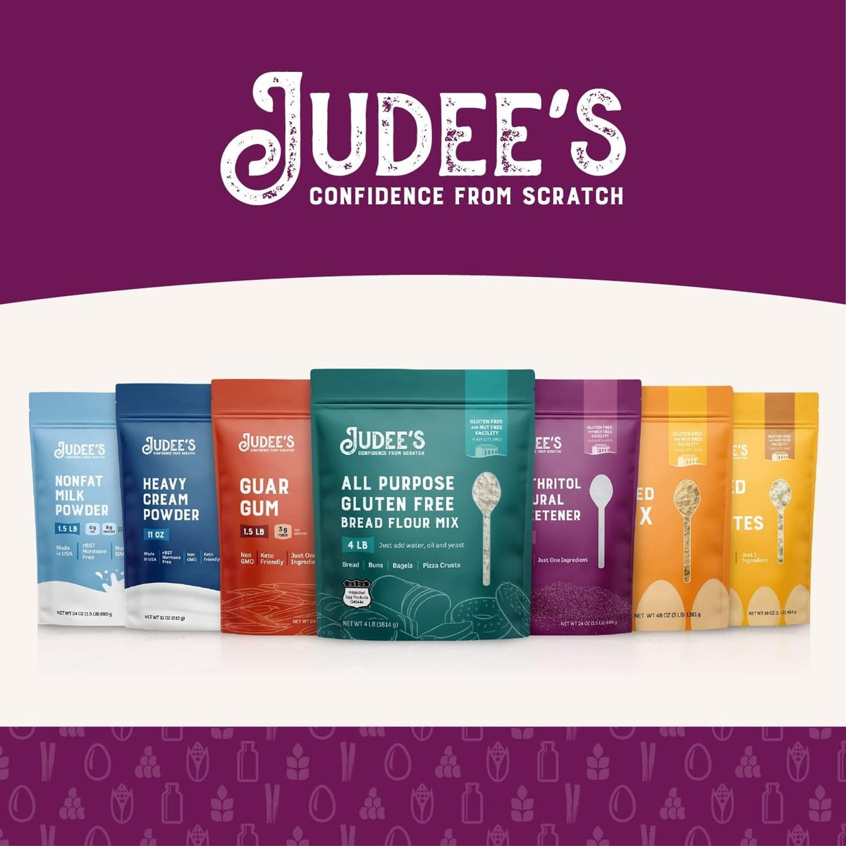 Judee's Cabbage Powder rich in nutrients for savory and sweet recipes.
