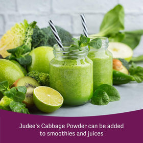 Judee's Cabbage Powder processed in a dedicated gluten-free facility.