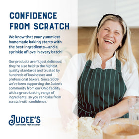Judee's buttermilk powder used to enrich gravies and creamy sauces.