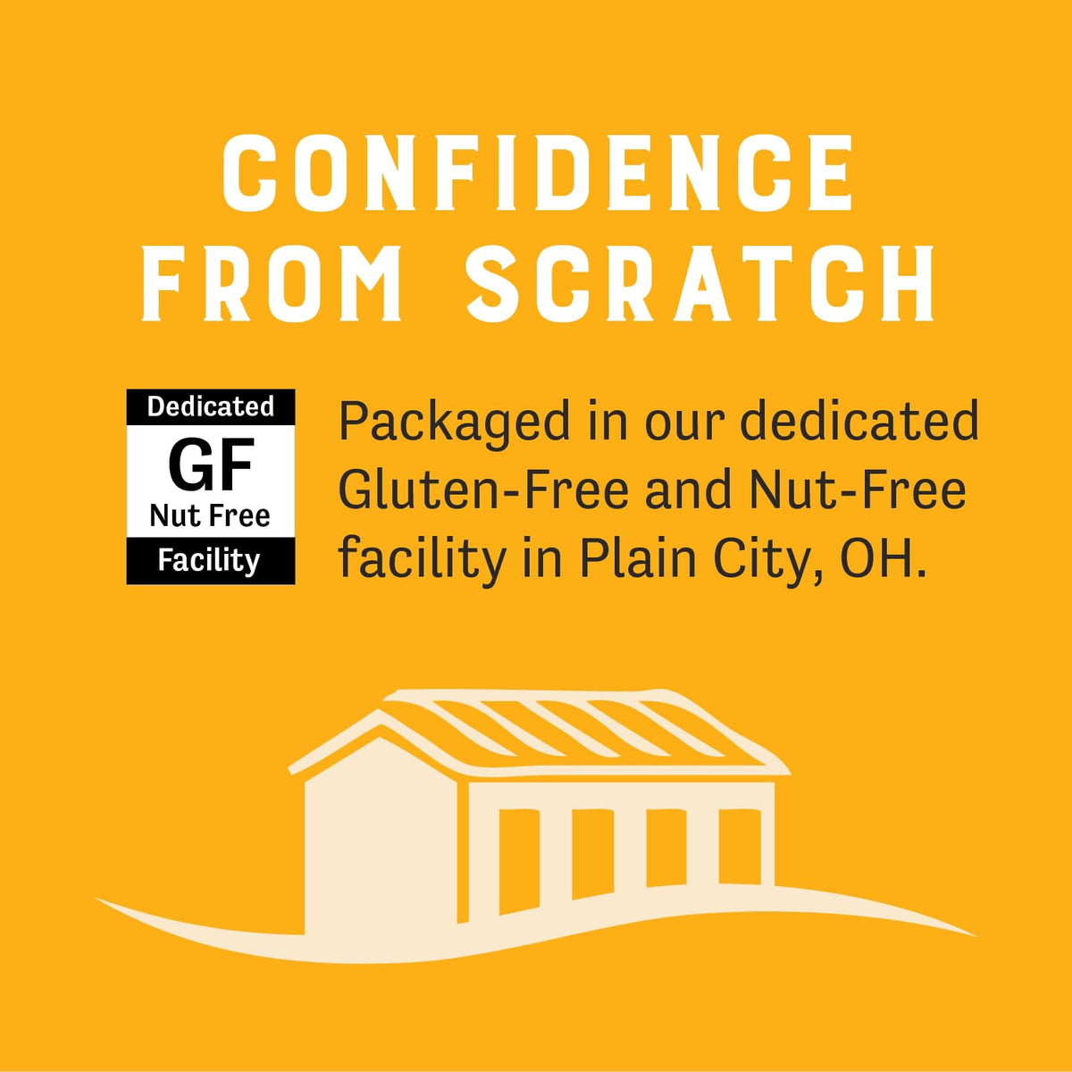 Judee's Gluten Free powder made in a gluten-free facility in the USA supports safe cooking