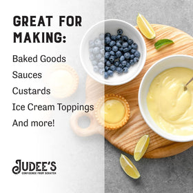 Judee's egg yolk powder in sauces for smooth emulsions and gloss