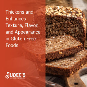 Puddings thickened with Judee's Expandex for glossy consistency