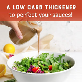 Judee's Guar Gum Powder thickens glossy salad dressings for silky consistency