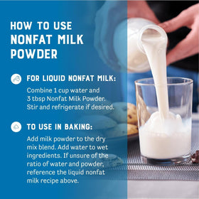 Judee's powder dissolving in water for creamy milk substitute