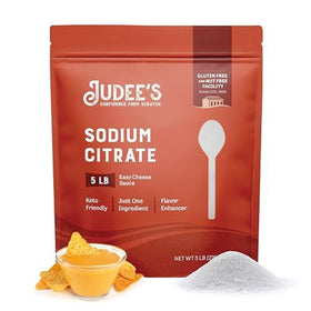 Judee's Gluten Free sodium citrate powder in bulk package for easy cooking