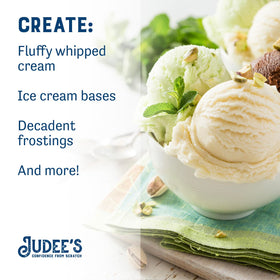 Judee's Heavy Cream Powder added to coffee as keto-friendly creamer.