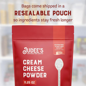 Judee's Powdered Cream Cheese used for dips and spreads.