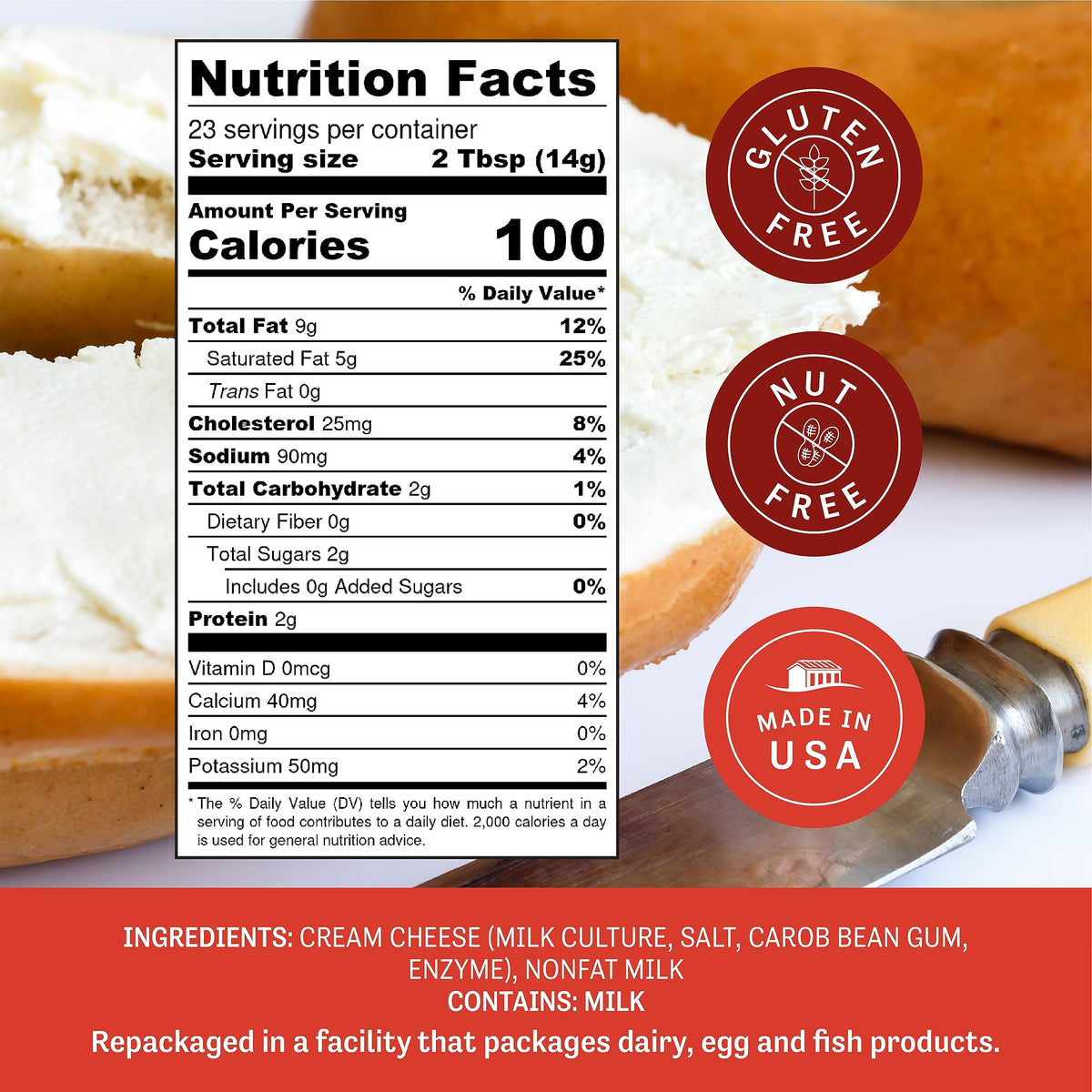 Judee's resealable pouch keeps powder fresh for baking and storage.