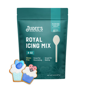 Judee's Royal Icing Mix 8oz pour for smooth cookie icing