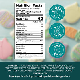 Judee's Royal Icing Mix resealable pouch keeps icing fresh between projects.