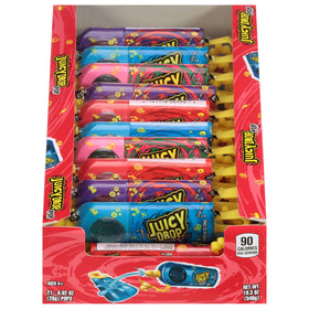 Juicy Drop Pop variety-pack box for Halloween parties and sharing.