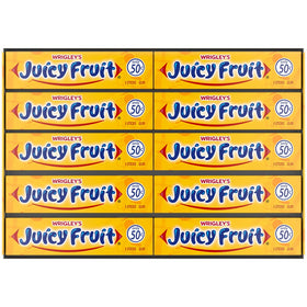 Juicy Fruit Gum bulk pack, 200 sticks, perfect for sharing.