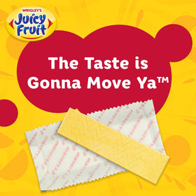 Juicy Fruit Original bubblegum packaging box highlighting the 10-pack value