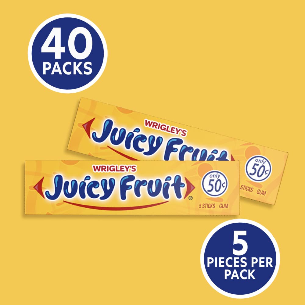 Juicy Fruit creates a smile-friendly moment during gatherings.
