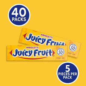 Juicy Fruit creates a smile-friendly moment during gatherings.