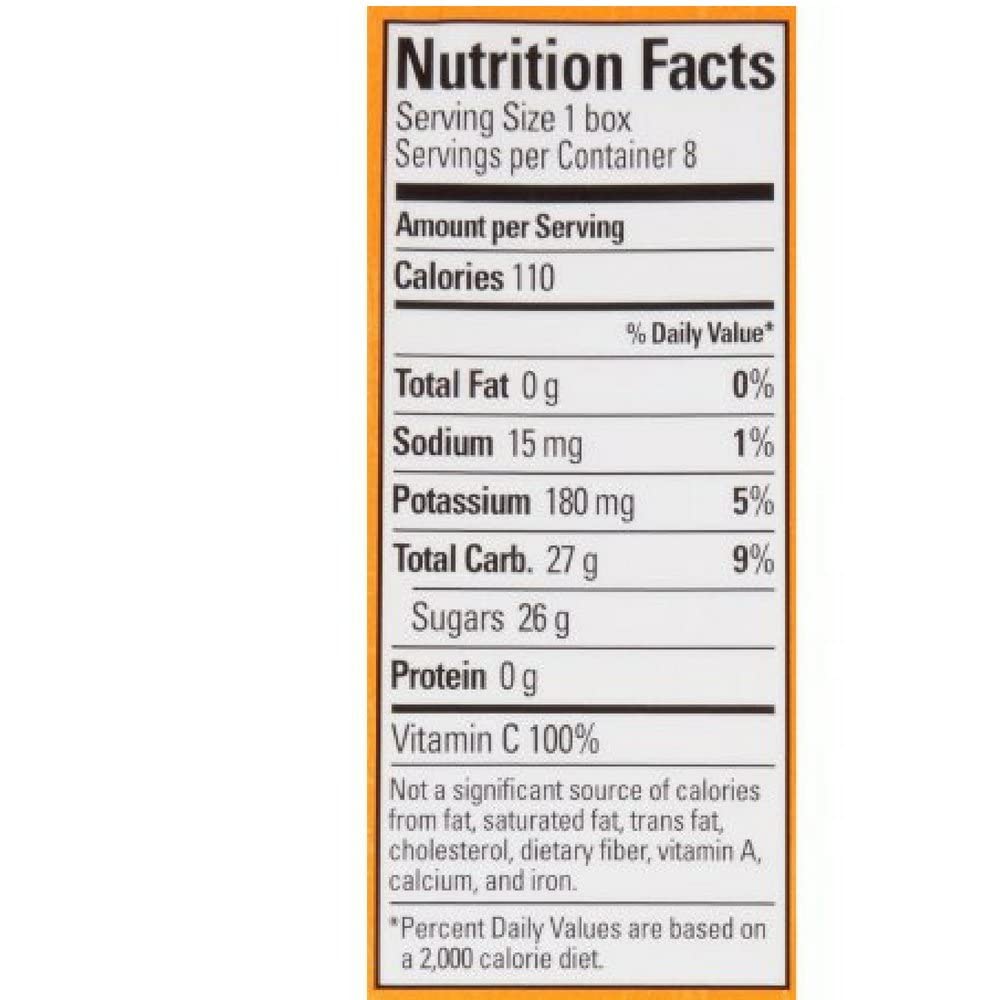 Child enjoys Juicy Juice orange tangerine for a tasty, fruit-forward sip.
