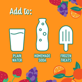 Juicy Mixes Crush grape powder drink pack image, appealing to family sharing and on-the-go sipping.