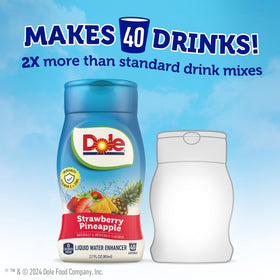 Zero sugar formula in Juicy Mixes Dole Strawberry Pineapple enhancer