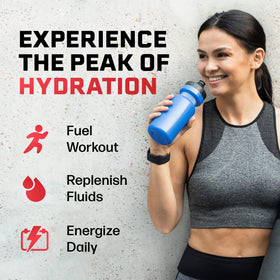 Juicy Mixes PeakH2O athlete hydration setup in action