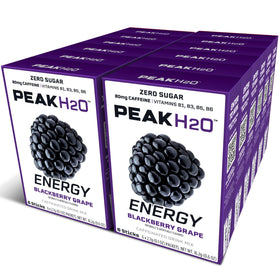 Juicy Mixes PeakH2O blackberry powder tub for quick hydration and flavor