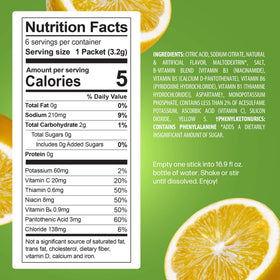 Juicy Mixes PeakH2O Lemon Lime packet being poured for refreshing electrolyte boost