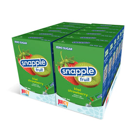 Juicy Mixes Snapple Kiwi Strawberry boxes shown for on-the-go hydration