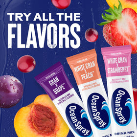Juicy Mixes Zero-sugar no-dyes banner communicates clean flavor choice.