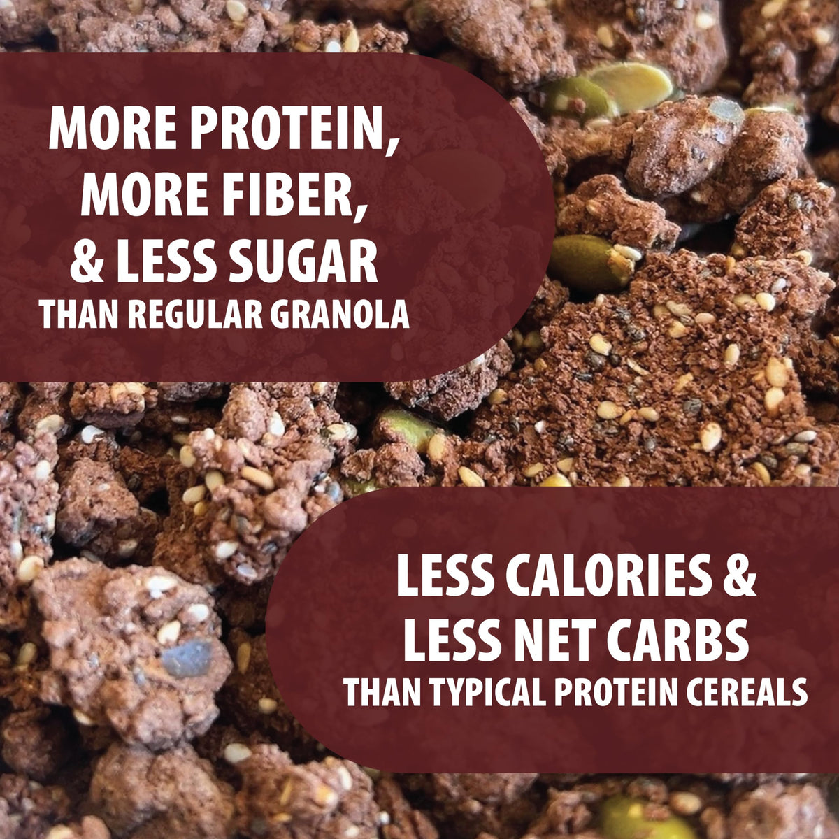 Julian Bakery ProGranola Chocolate seed mix boosts fiber and texture.