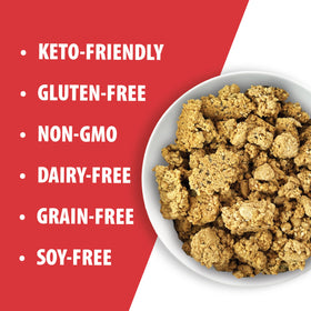 Three-pack display features Julian Bakery ProGranola for easy meal planning.