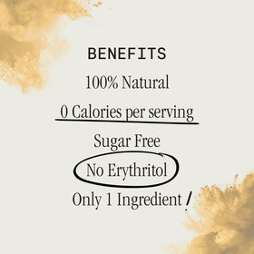 Julian Bakery Pure Monk ingredient label emphasizes single-ingredient monk fruit extract