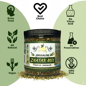 Julian's Valleys zaatar-sumac-blend adds tangy, nutty notes ideal for flatbreads.