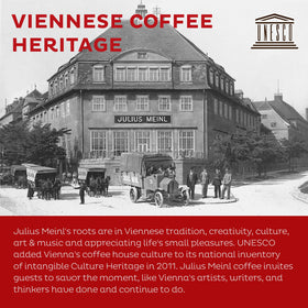 Julius Meinl Jubilaum espresso shot—smooth crema and balanced finish.