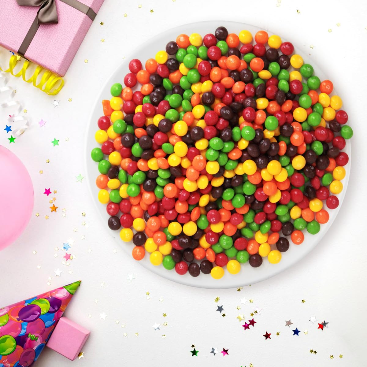 Jumblet candy for vending machines with bright, easy-to-portion pieces.