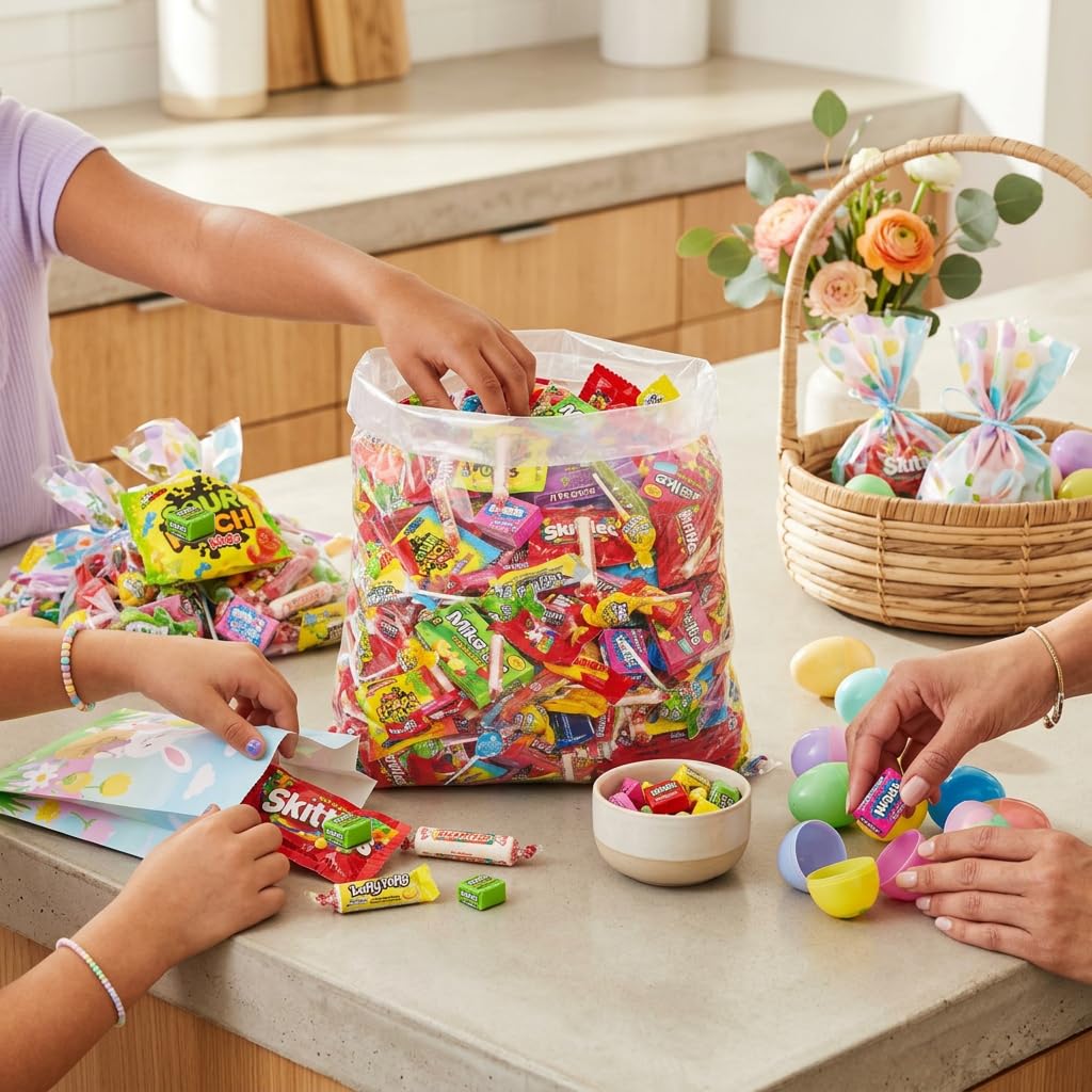 Jumblet party candy goodie bags and pinatas ready for celebrations