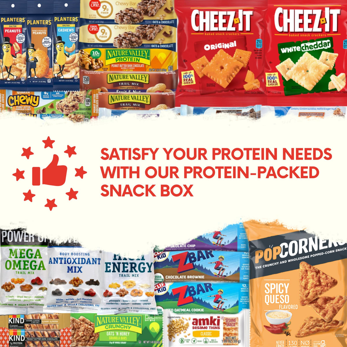 Jumbo Jumble protein bars assortment highlights creamy nuts and oats for energizing breaks