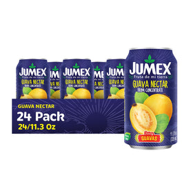 Jumex Guava Nectar bottle pour for tropical smoothies