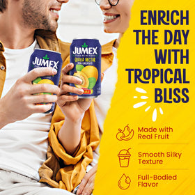 Jumex Guava Nectar cocktail mixer for tropical sips