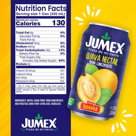 Jumex Guava Nectar glass serve for refreshing drinks