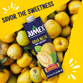 Family enjoying Jumex Guava Nectar as a kids' drink