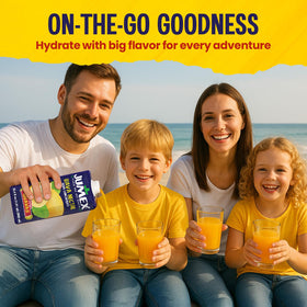 12-pack Jumex Guava Nectar carton on pantry shelf