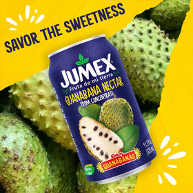 Jumex Soursop Nectar 24-pack display on store shelf for convenient purchase.