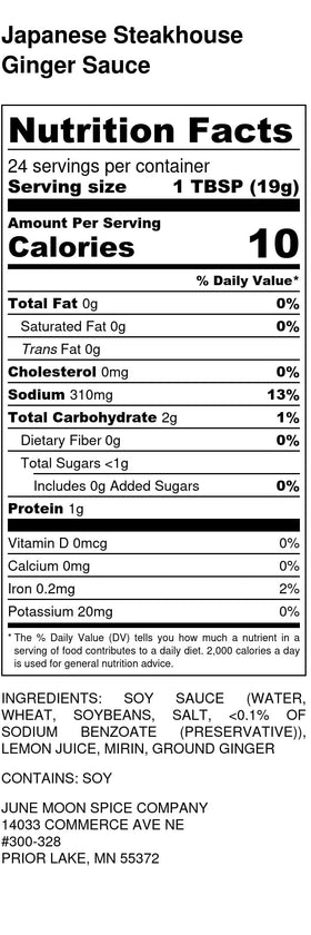 June Moon Ginger Sauce steak dip enhances savory, versatile dipping and glazing.