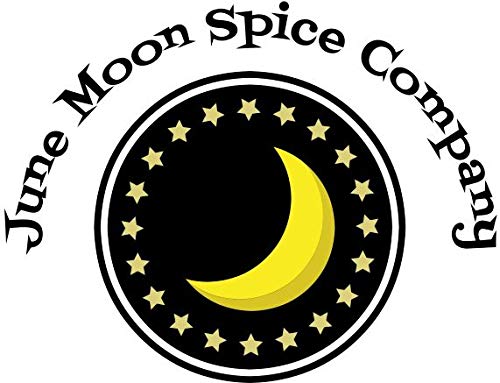 June Moon Too Tall Texan Roadhouse rub storage jar on kitchen counter