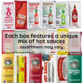 June Street Market gift box with hot sauce tracking card for rating favorites