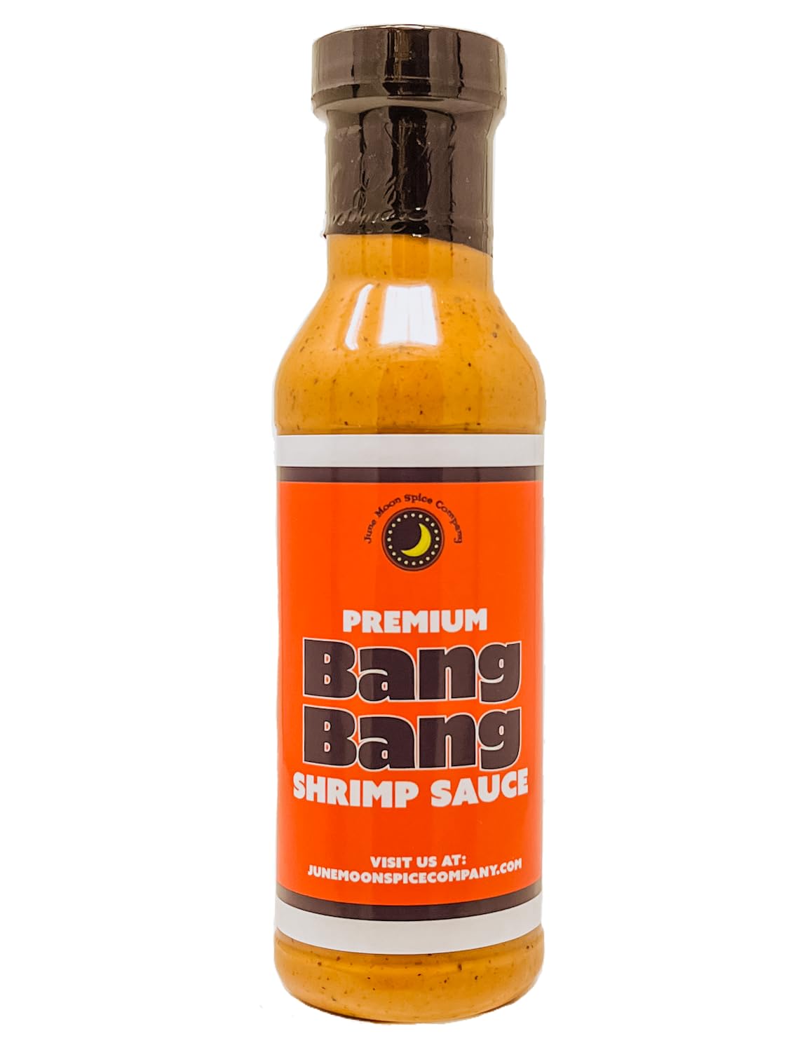 June Moon Bang Bang Shrimp Sauce bottle front with gluten-free label