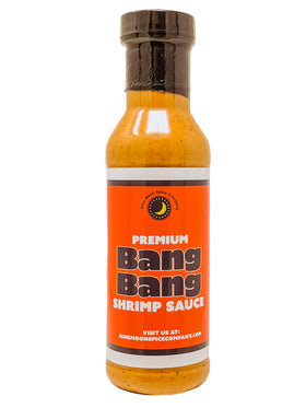 June Moon Bang Bang Shrimp Sauce bottle front with gluten-free label