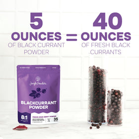 Jungle Powders Baking with black currant powder as a versatile ingredient.