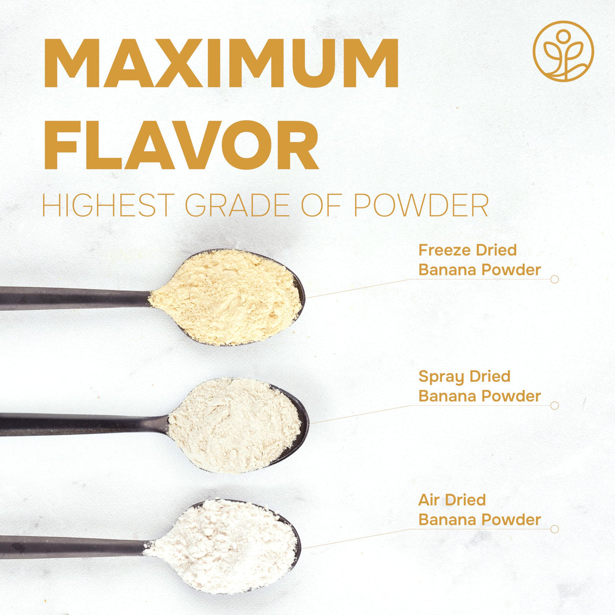 Banana powder stirred into porridge for creamy texture.