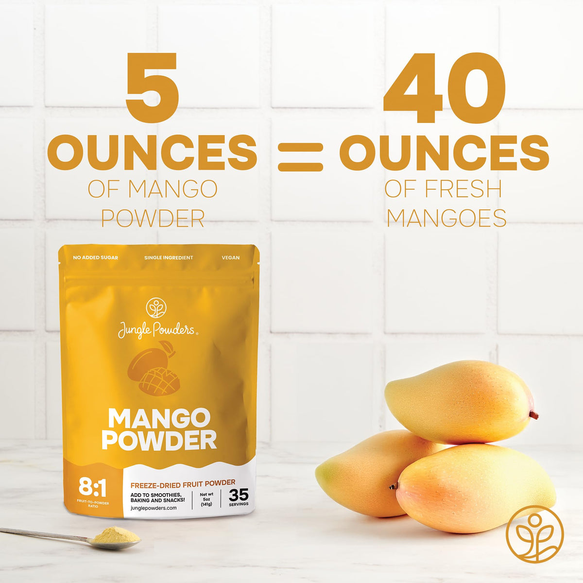 Jungle Powders mango-powder-dessert-bakes enhances flavor in desserts.