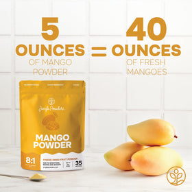 Jungle Powders mango-powder-dessert-bakes enhances flavor in desserts.
